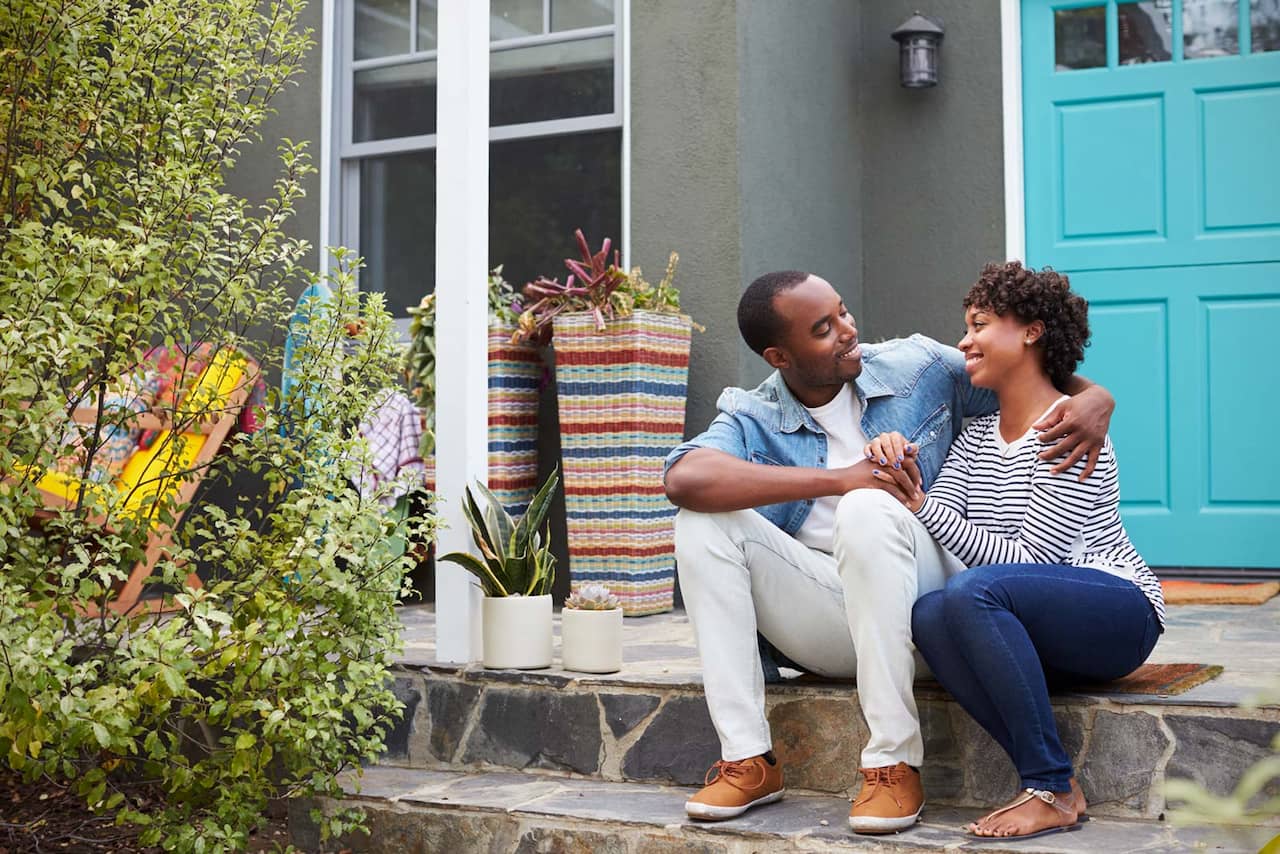 couple sitting on porch